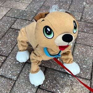 Pepper pets walking along dog brown . Good condition.